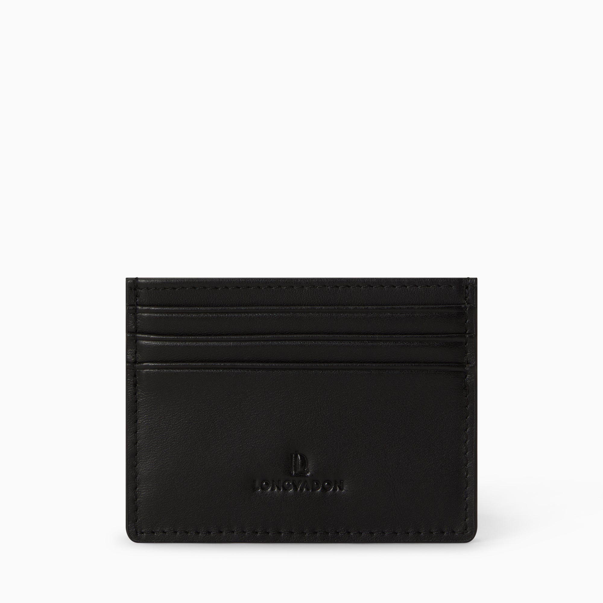 1407 Soft Leather Card Holder 7CC | Noir Profond – LONGVADON