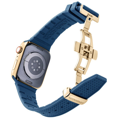 Men's Navy Blue with Gold Clasp