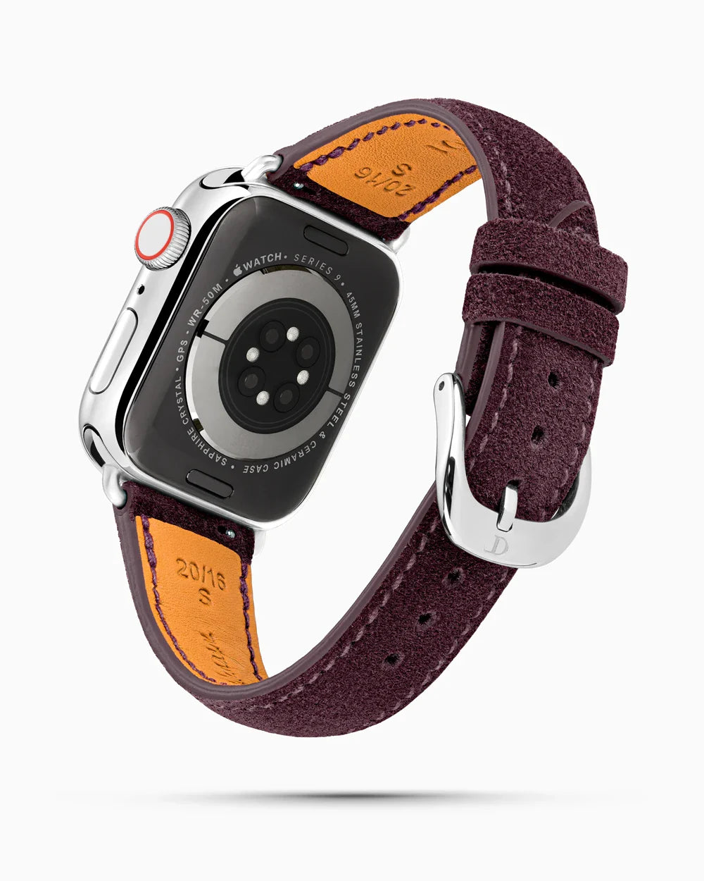 Janus Suede luxury Apple Watch leather band circular image