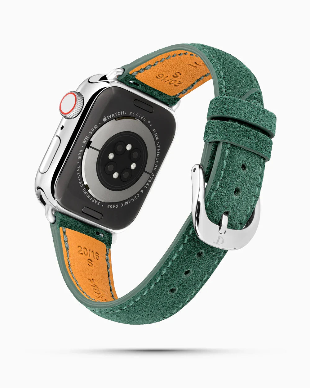 Janus Suede luxury Apple Watch leather band circular image