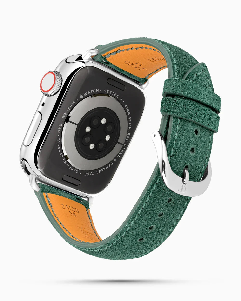 Janus Suede luxury Apple Watch leather band circular image