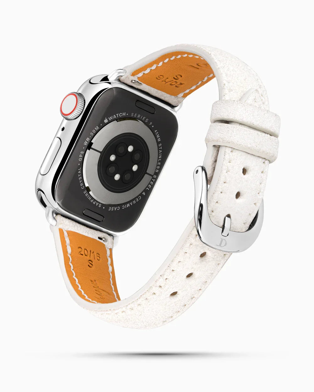 Janus Suede luxury Apple Watch leather band circular image
