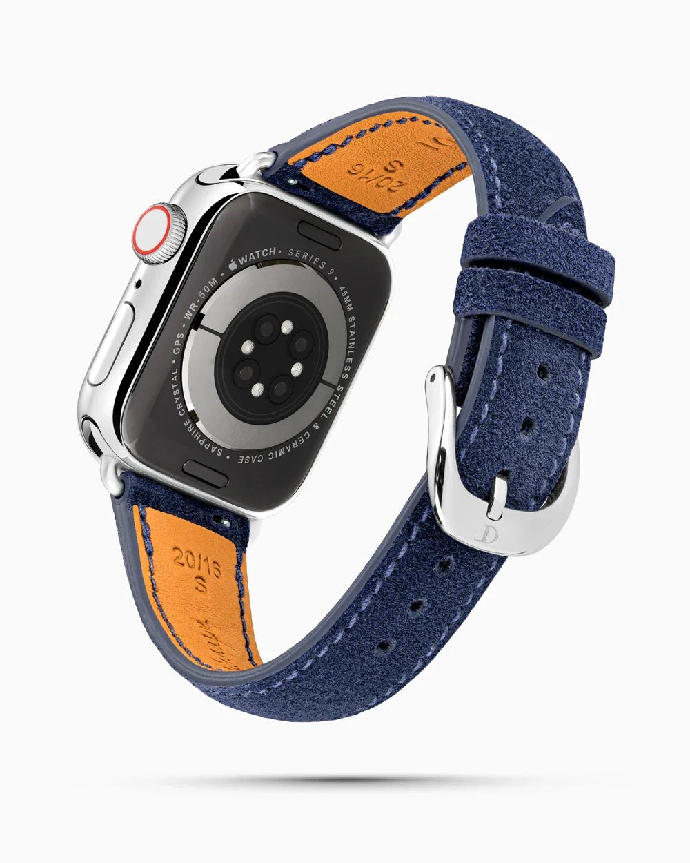 Janus Suede luxury Apple Watch leather band circular image