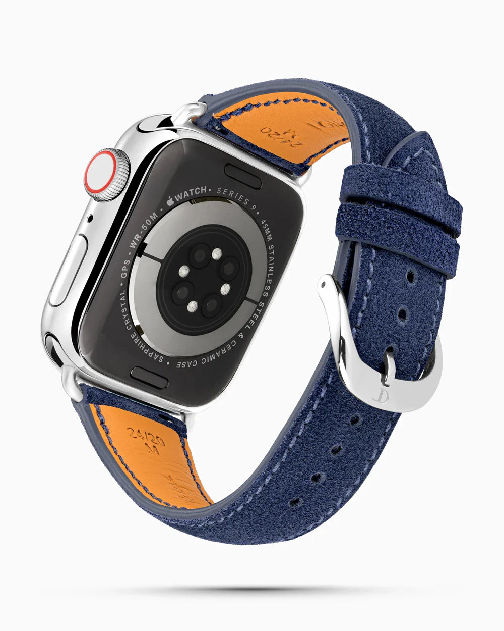 Janus Suede luxury Apple Watch leather band circular image