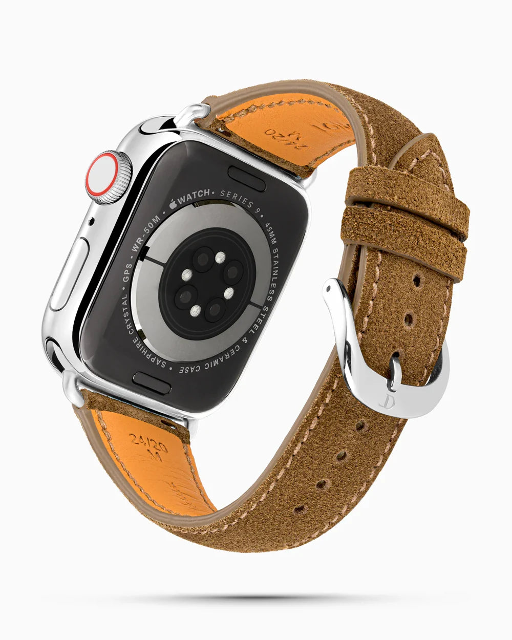 Janus Suede luxury Apple Watch leather band circular image