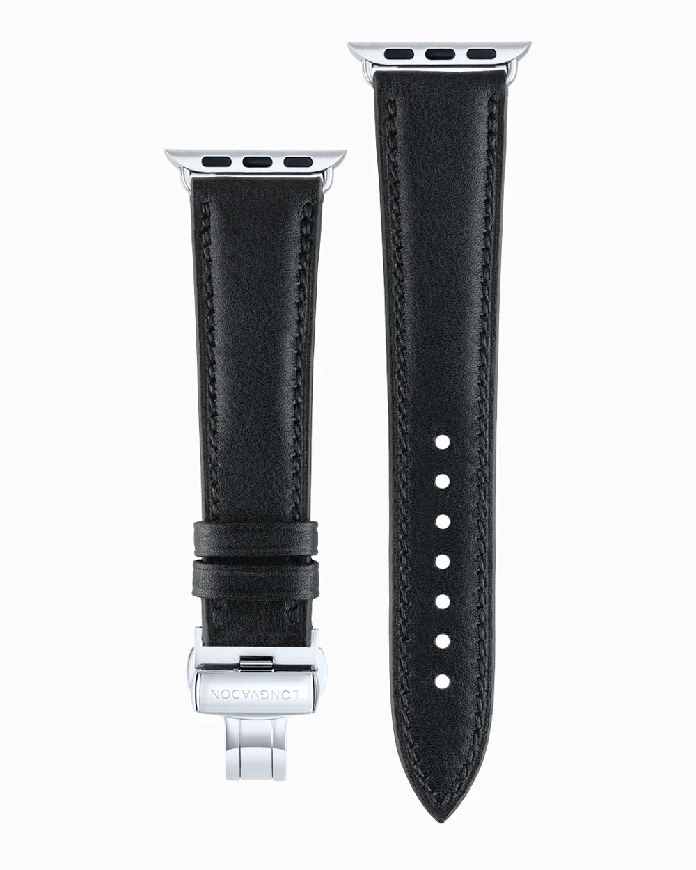 Swift Series luxury Apple Watch leather band straight from above