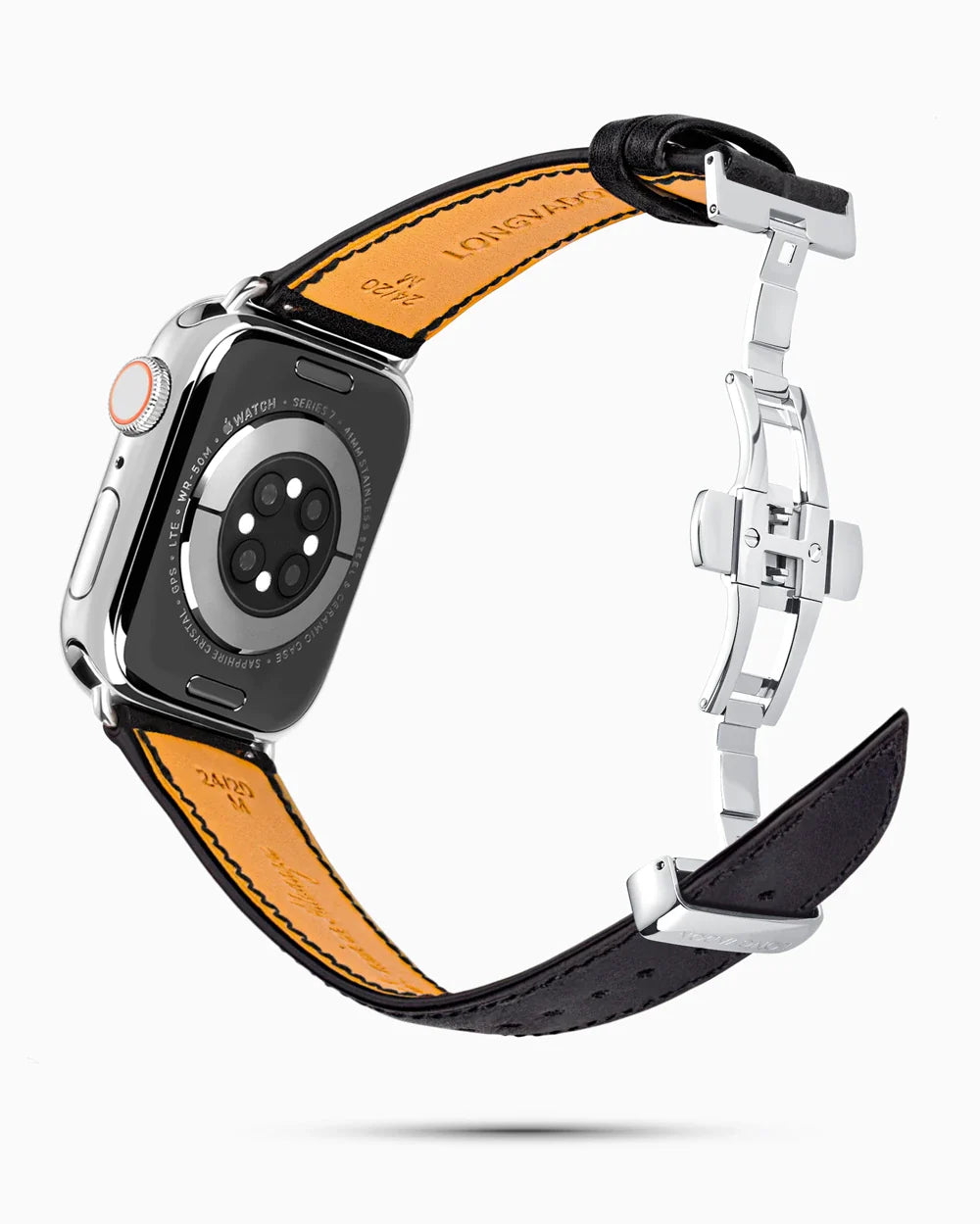 Swift Series luxury Apple Watch leather band circular image