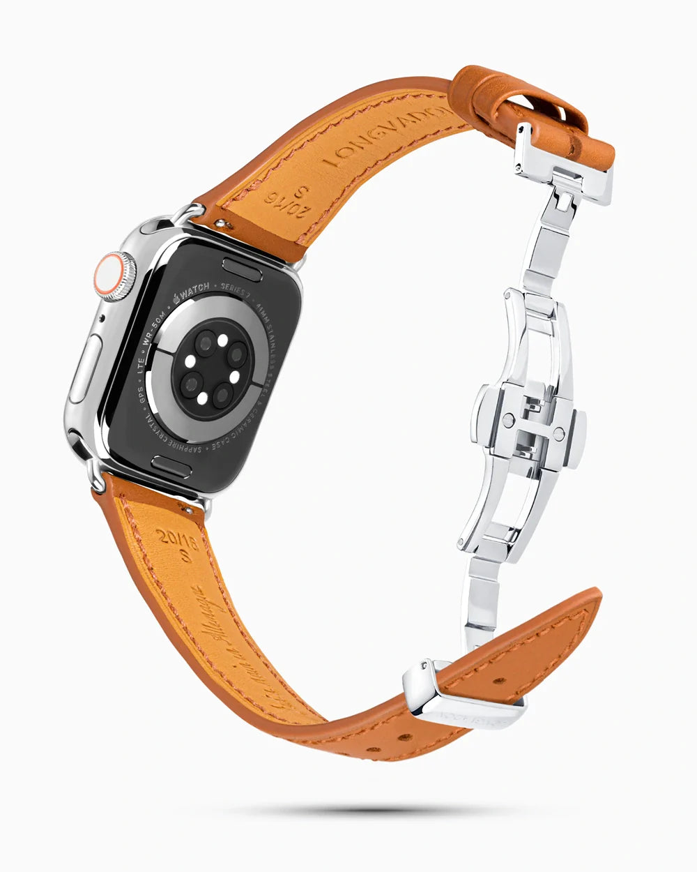 Swift Series luxury Apple Watch leather band circular image