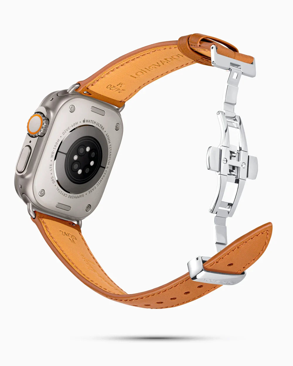 Swift Series luxury Apple Watch leather band circular image