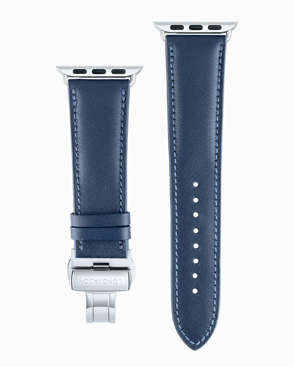 Swift Series luxury Apple Watch leather band straight from above