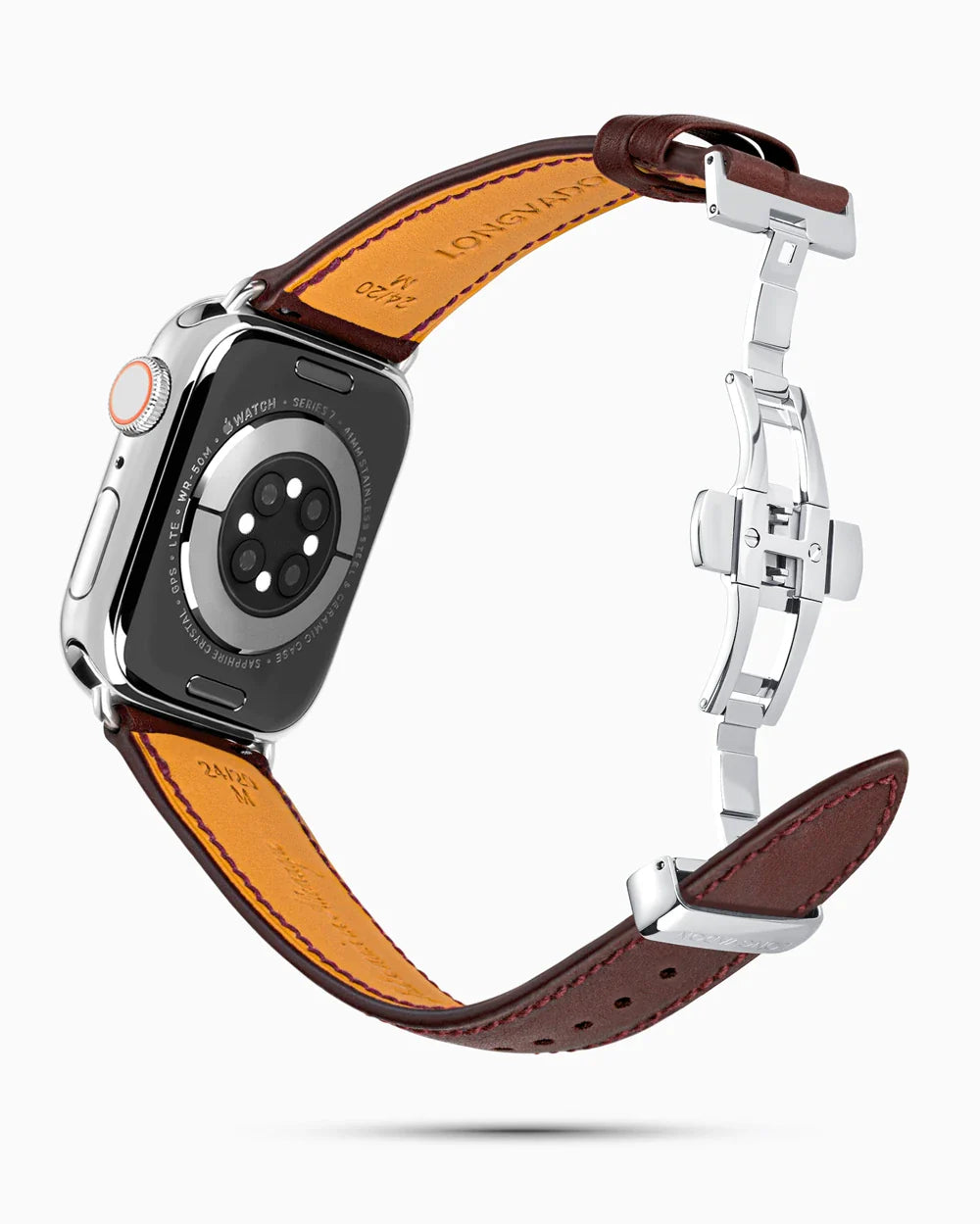 Swift Series luxury Apple Watch leather band circular image