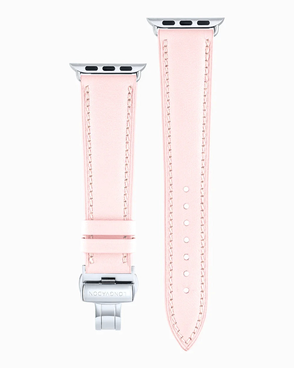 Swift Series luxury Apple Watch leather band straight from above