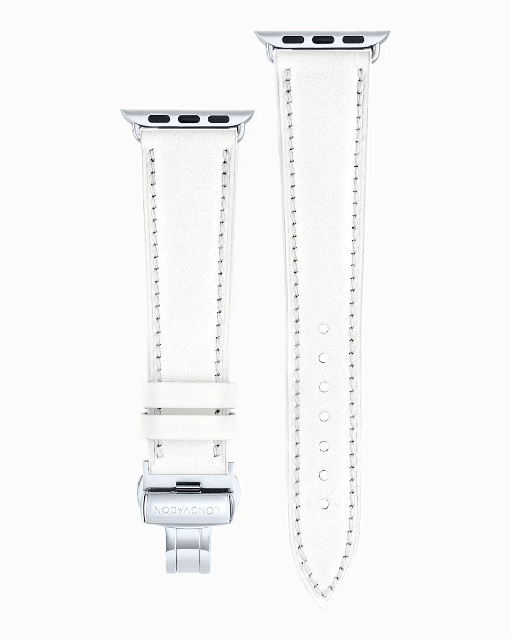 Swift Series luxury Apple Watch leather band straight from above