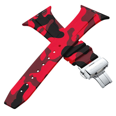 Men's Red Camo w/ Silver Details