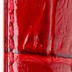 Caiman Series 3 | Rouge Verni — patent surface detail