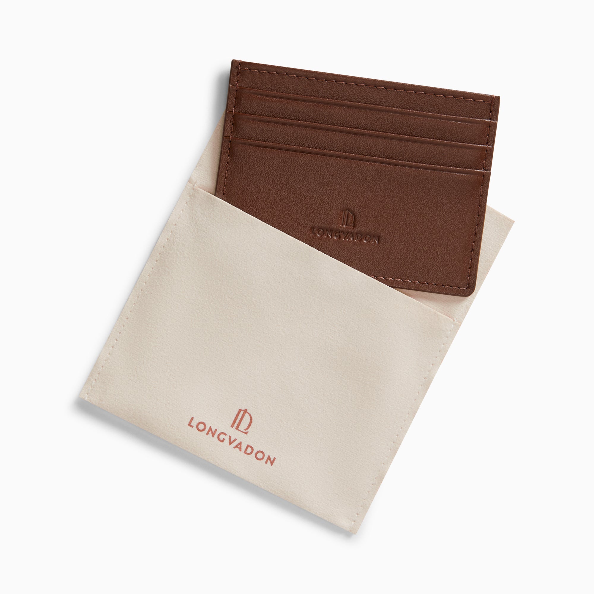 1407 Soft Leather Card Holder 7CC | Marron Cognac