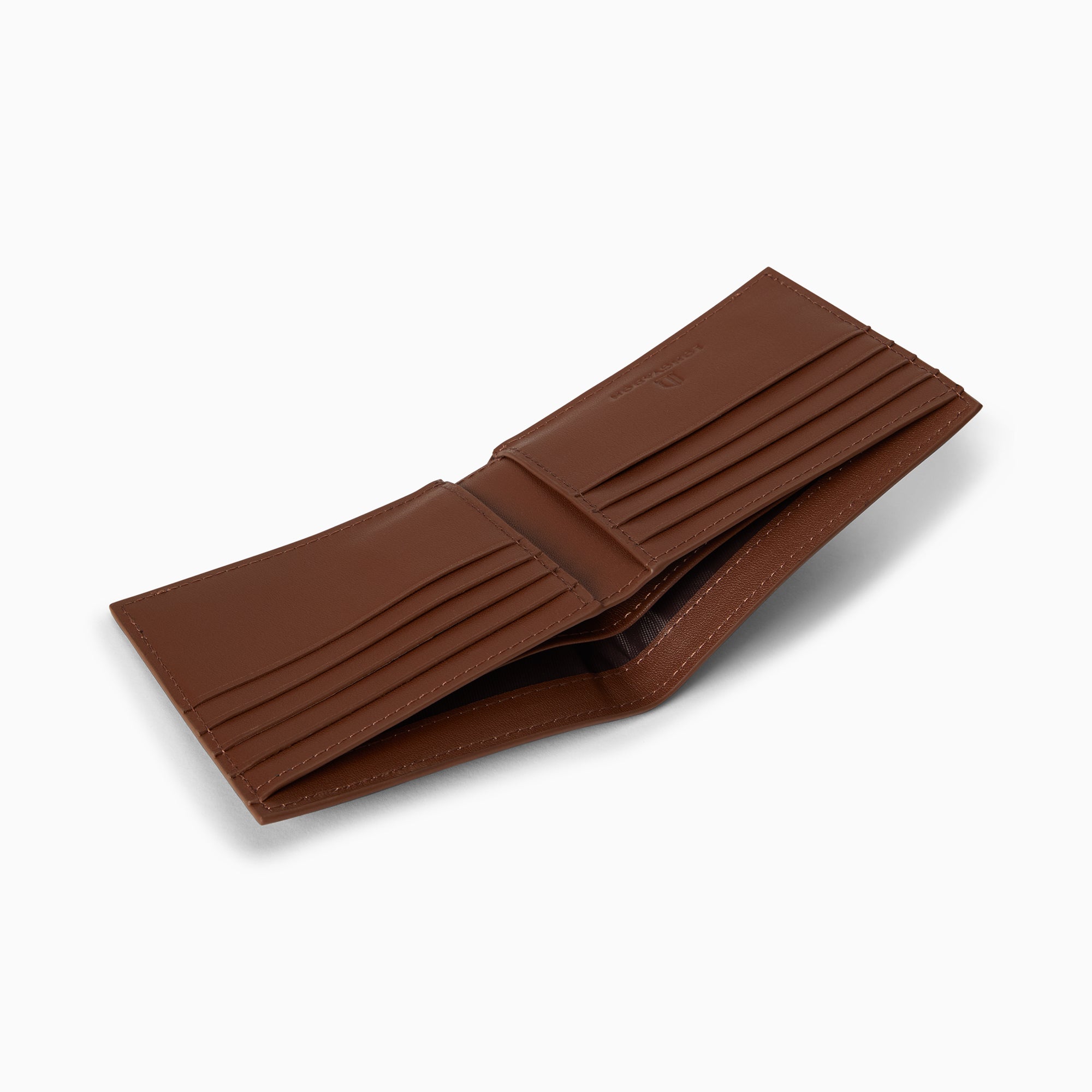 1407 Soft Leather Short Wallet 8CC | Marron Cognac