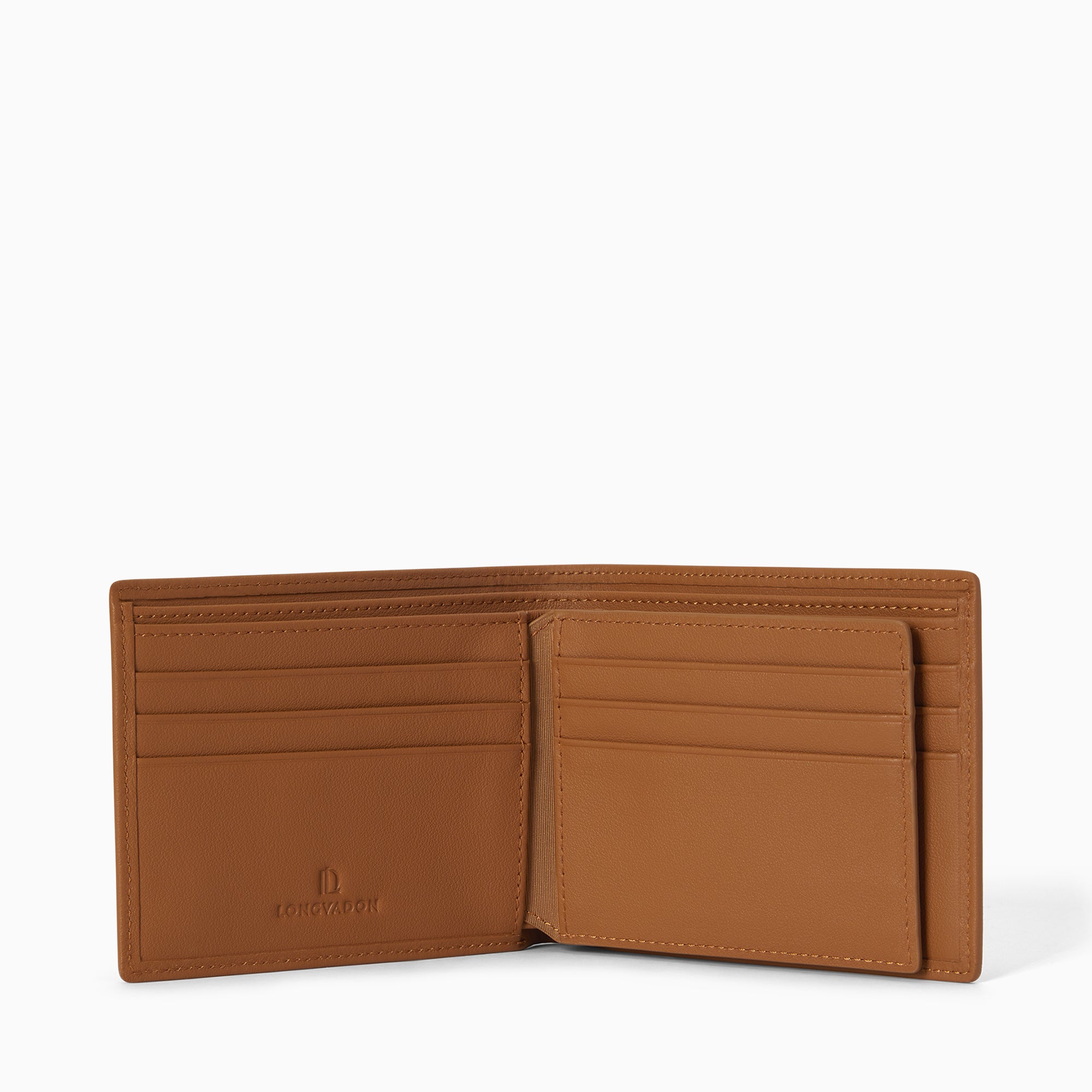 Signature Napa Leather Bifold Wallet 12CC | Fauve