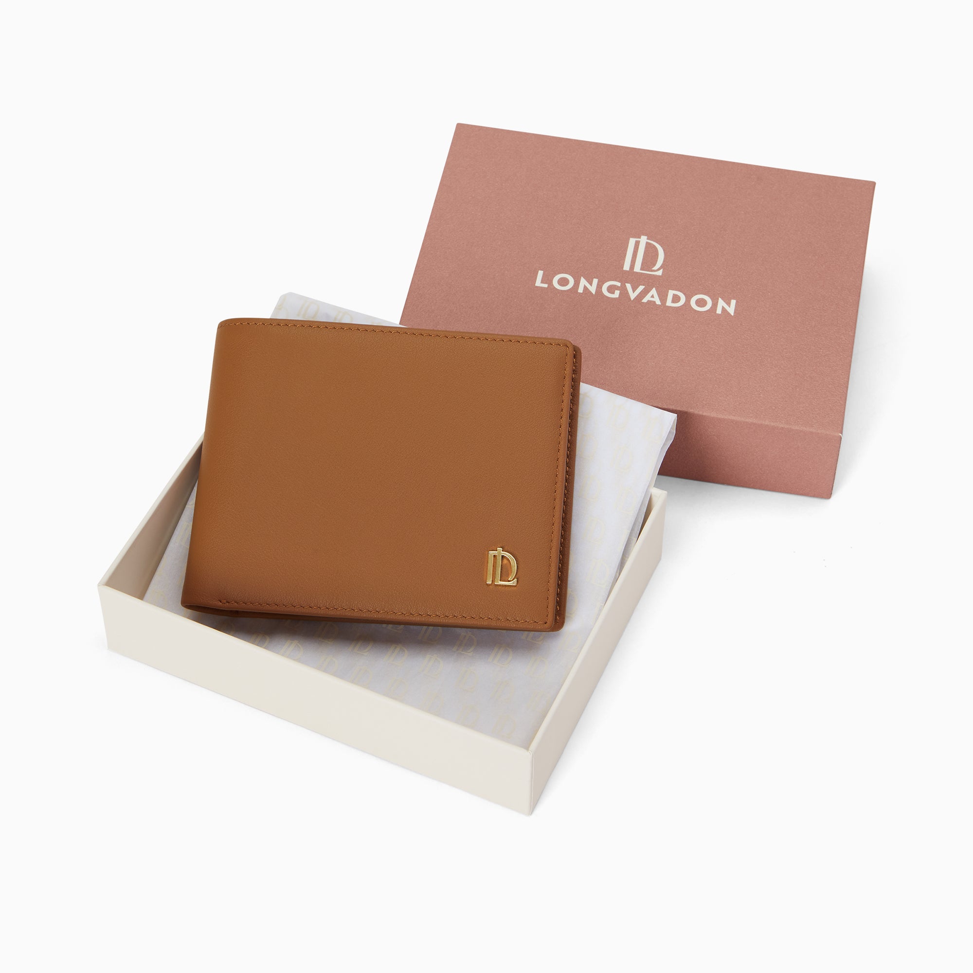 Signature Napa Leather Bifold Wallet 12CC | Fauve