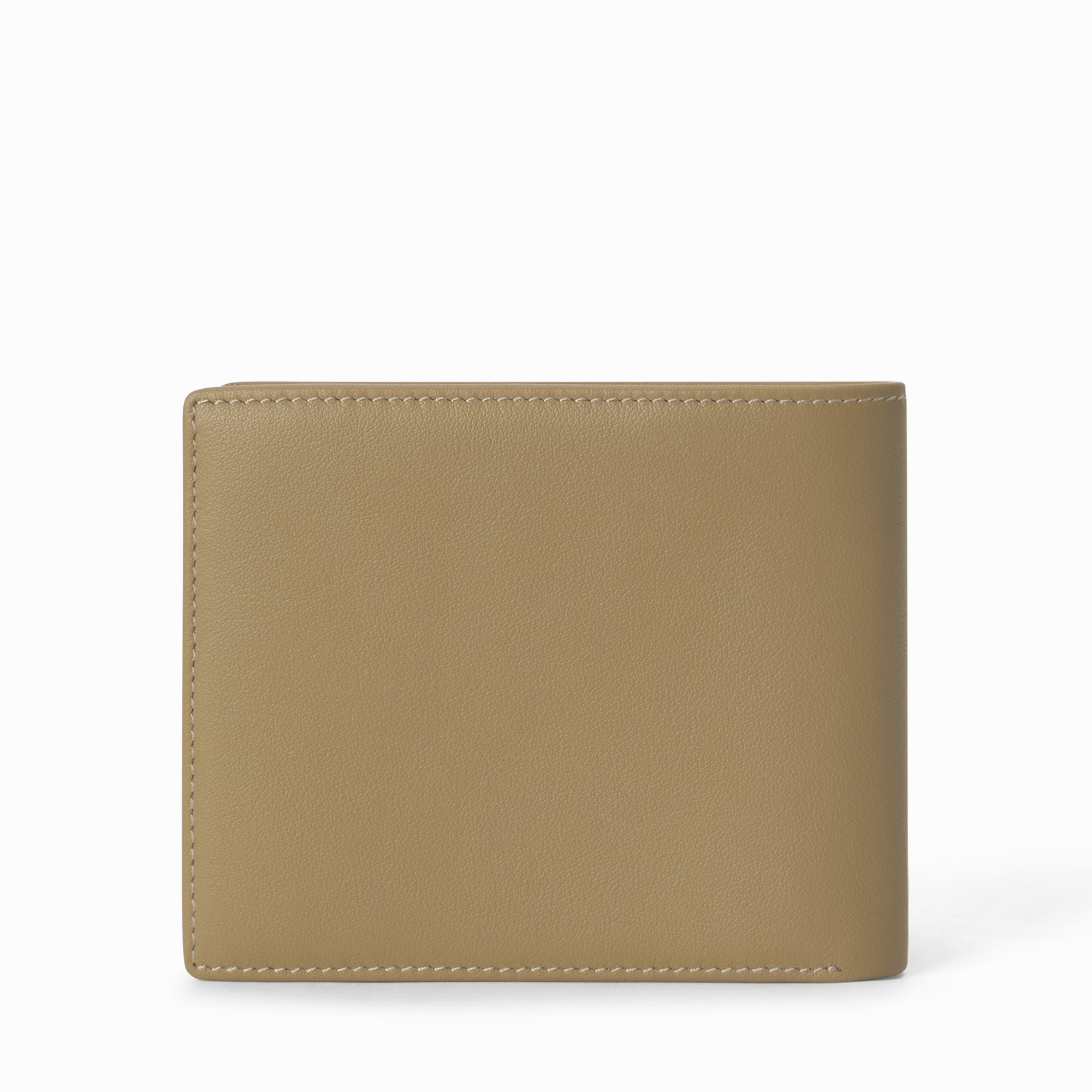 Signature Napa Leather Bifold Wallet 6CC | Beige Doré