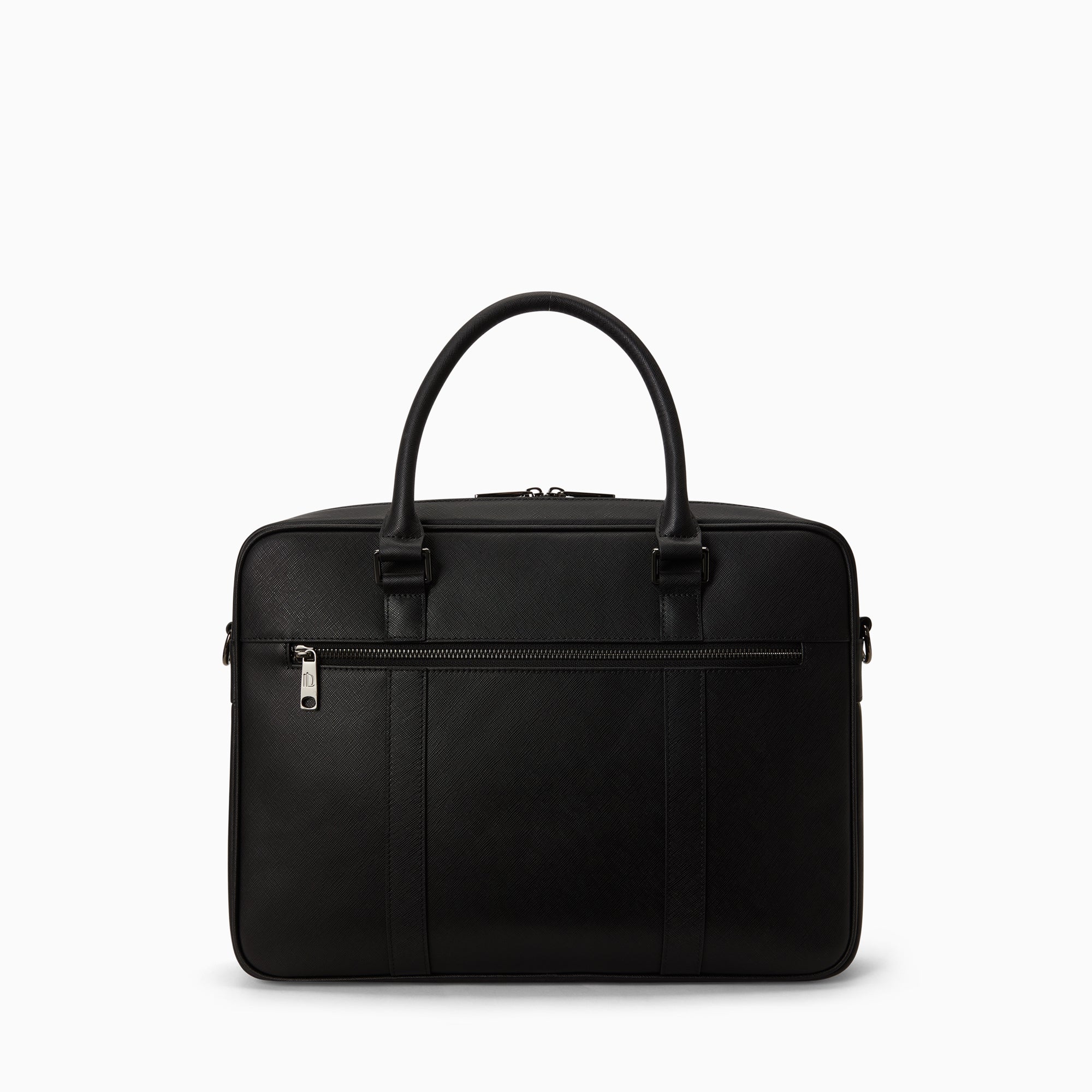 Briefcase in Saffiano Leather | Noir