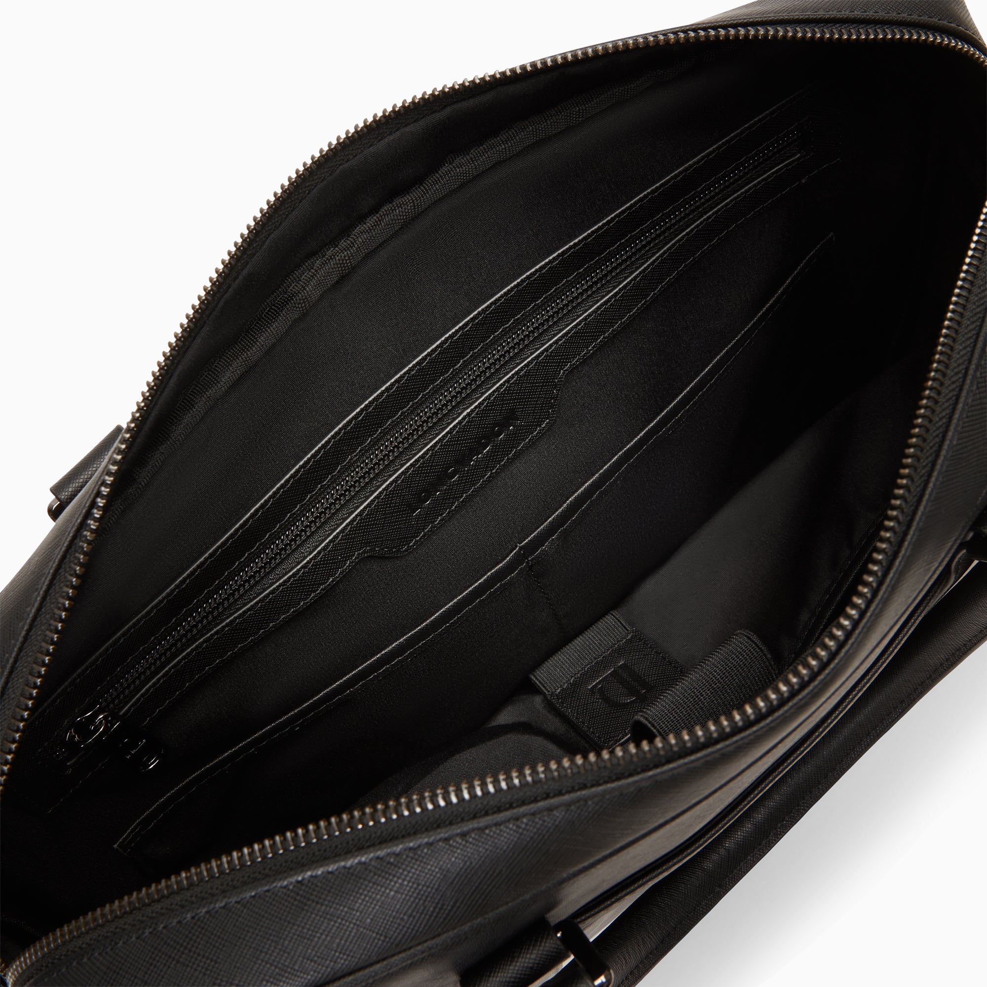 Briefcase in Saffiano Leather | Noir