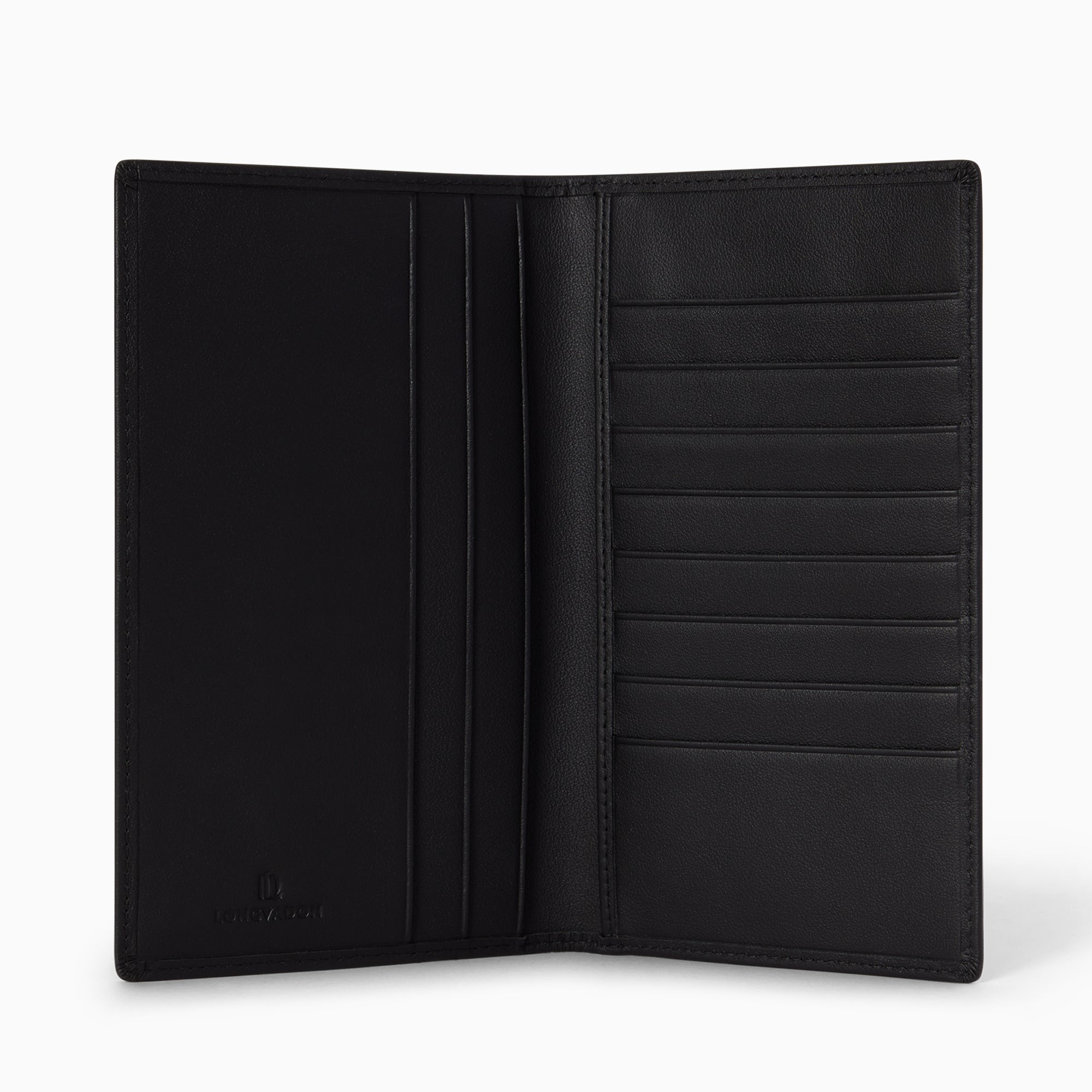 Signature Napa Leather Long Wallet 9CC | Noir