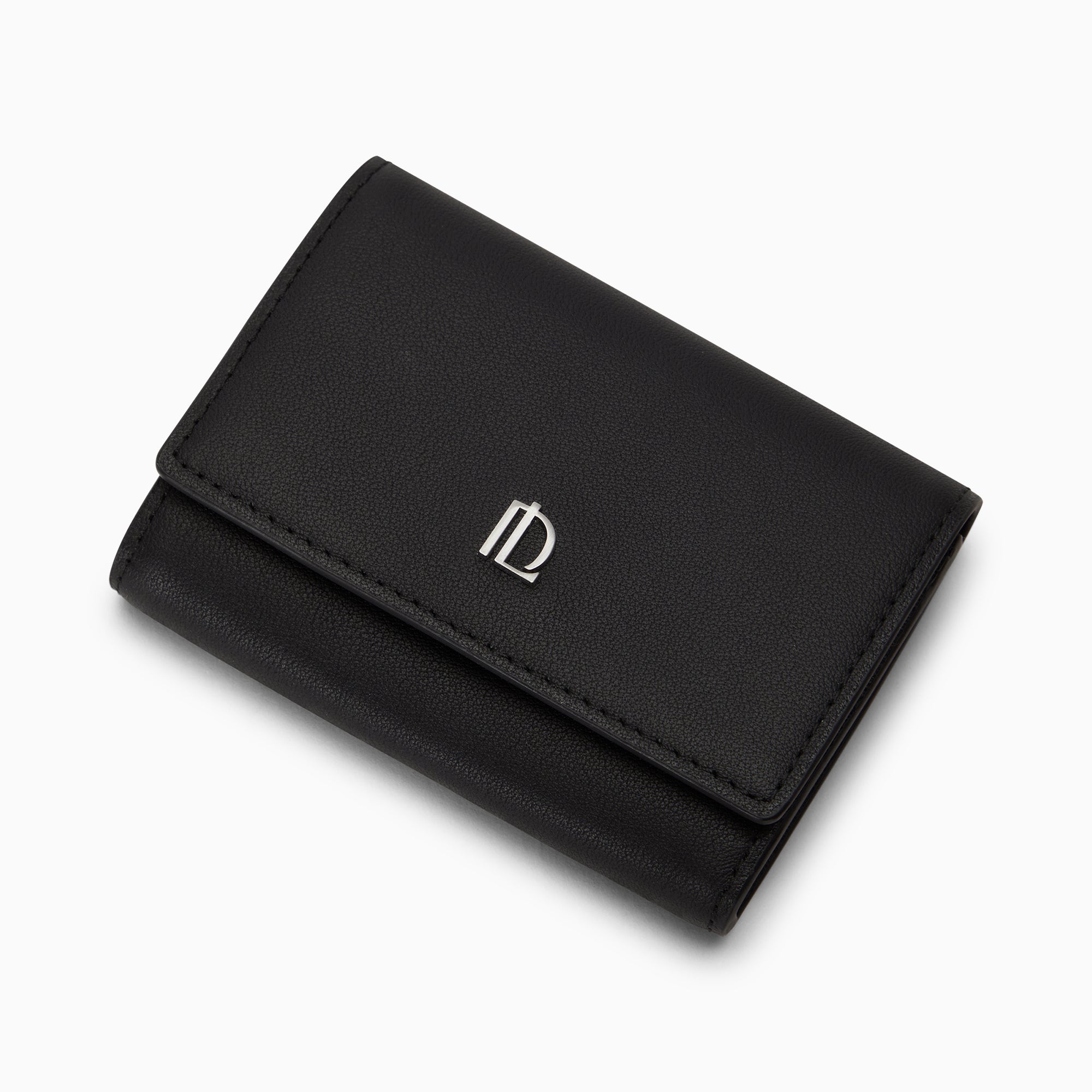 Signature Napa Leather Coin Pouch | Noir