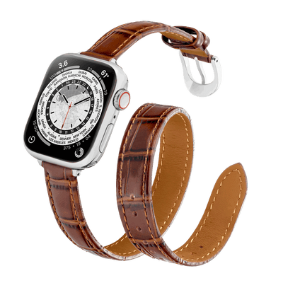Women's Mahogany Brown w/ Silver Details