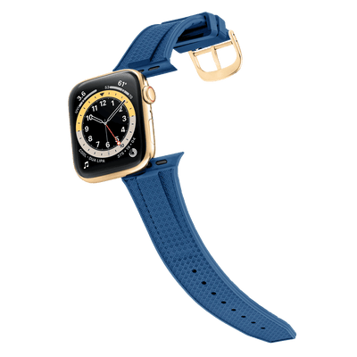 Men's Navy Blue with Gold Buckle