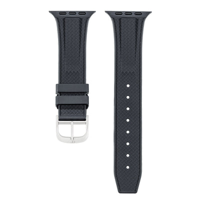 Men's Midnight Black with Silver Buckle
