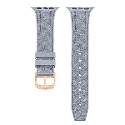 Men's Steel Gray with Rose Gold Buckle