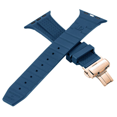 Men's Navy Blue with Rose Gold Clasp