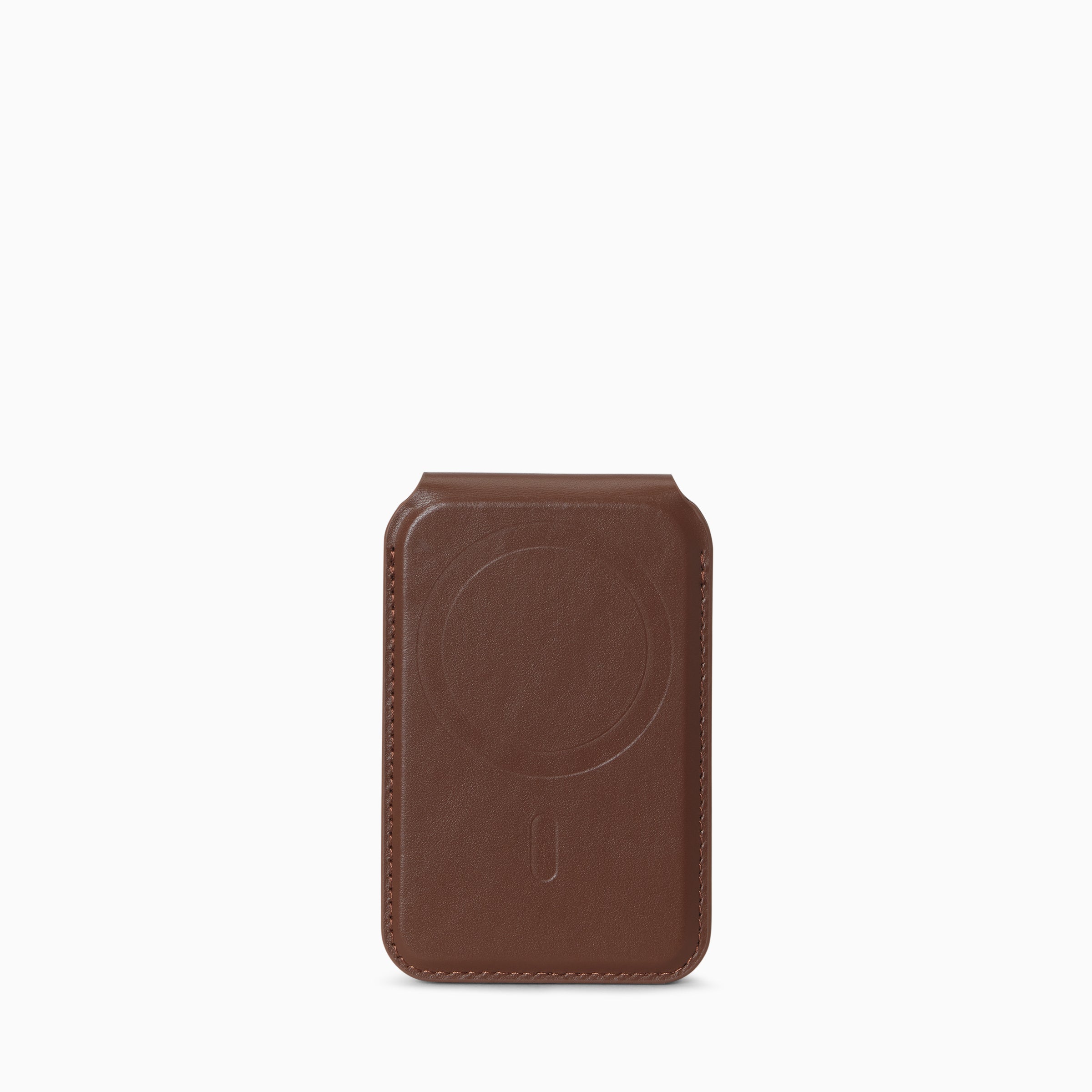 Magsafe Cardholder with stand | Marron Caramel