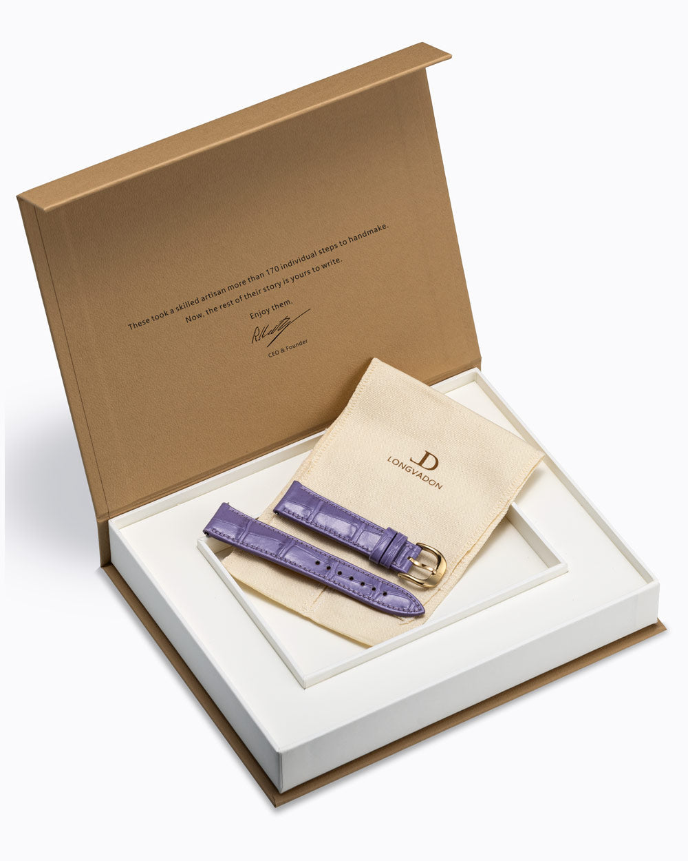 Caiman Calf | Lilac | for Apple Watch Ultra 2 Black