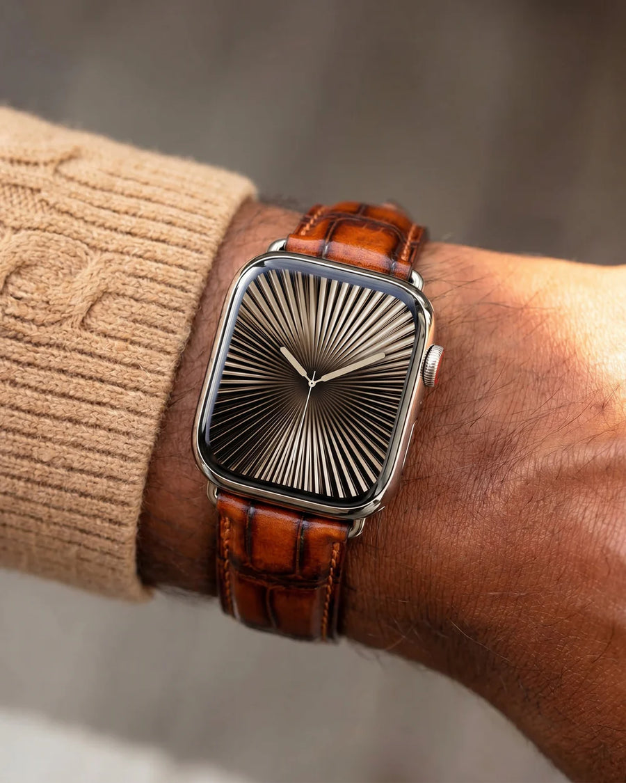 Caiman Series 3 | Cognac Glacé on a man’s wrist