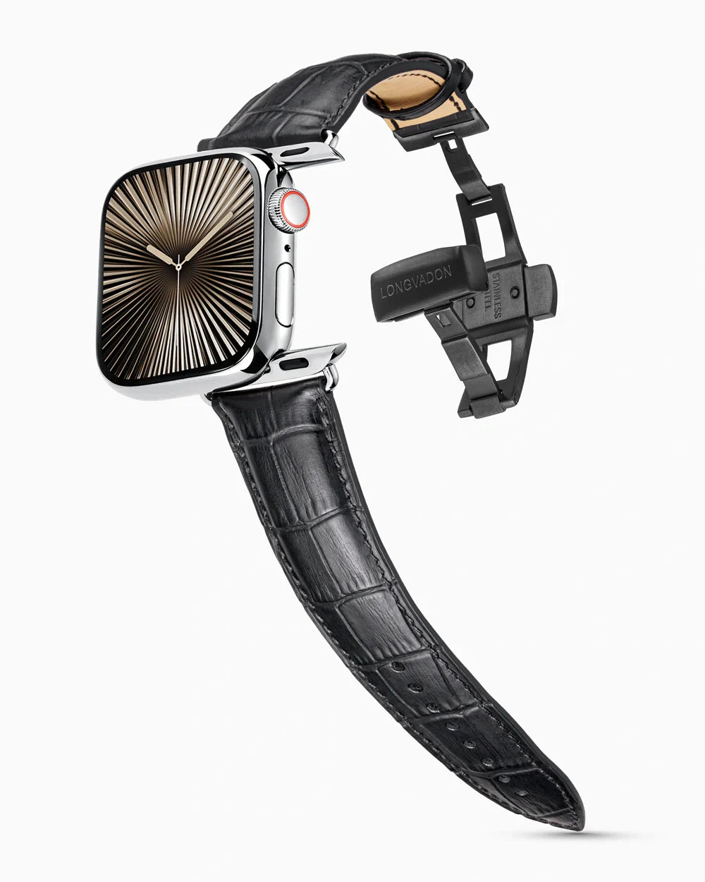 Caiman Series 3 | Noir Mat | for Apple Watch Series 10-11 (42MM)