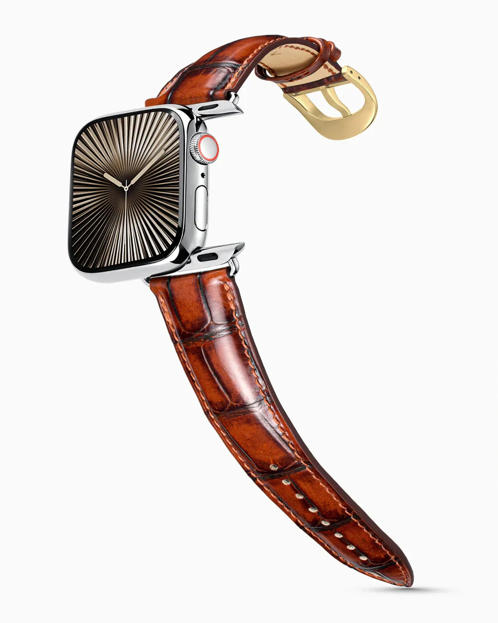 Caiman Series 3 | Cognac Glacé | for Apple Watch Series 10-11 (42MM)