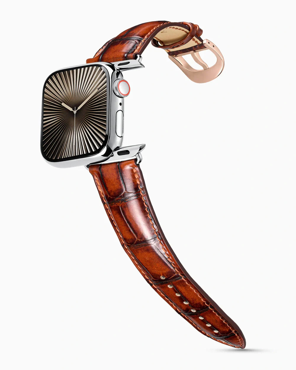 Caiman Series 3 | Cognac Glacé | for Apple Watch Series 10-11 (46MM)