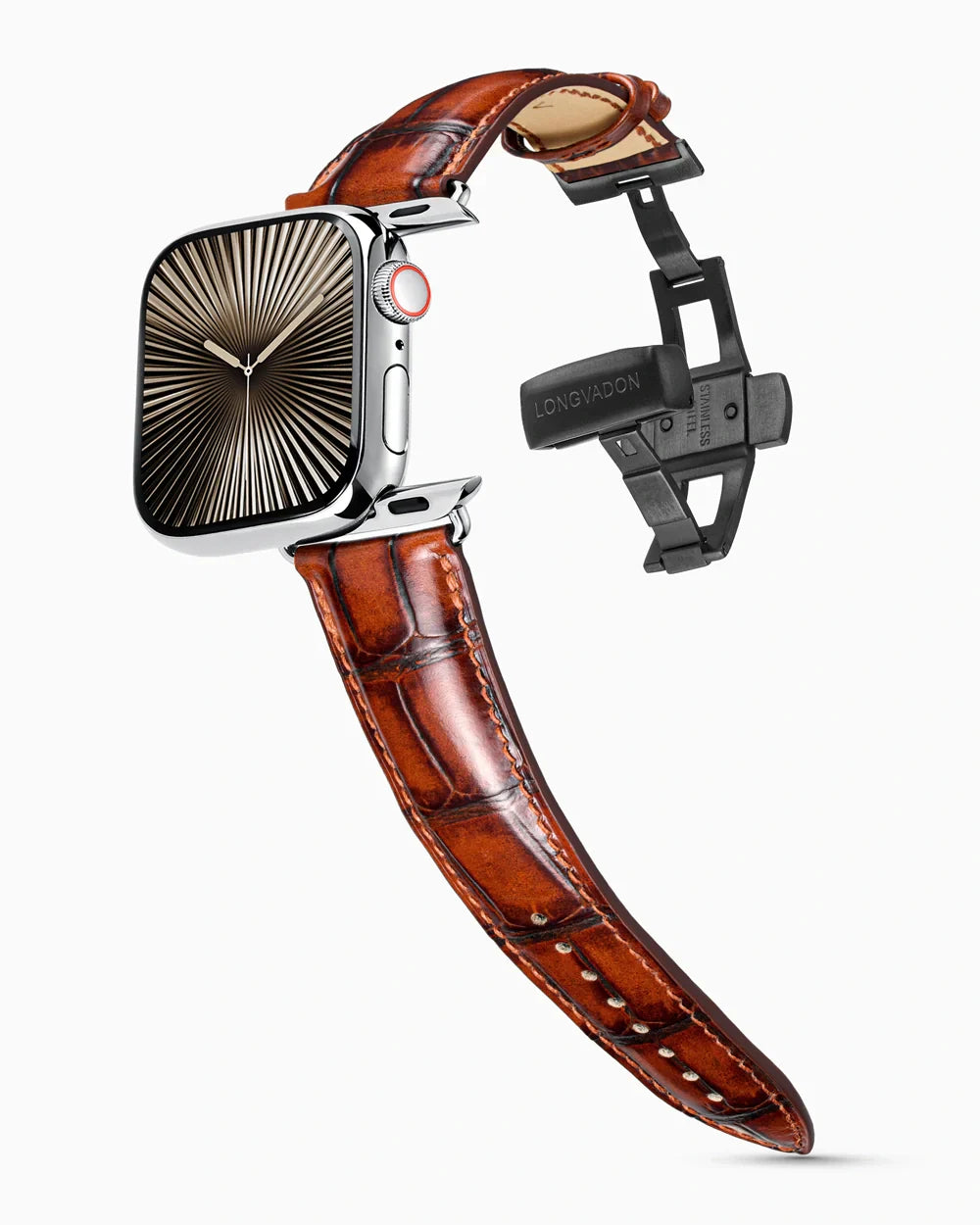 Caiman Series 3 | Cognac Glacé | for Apple Watch Series 10-11 (42MM)