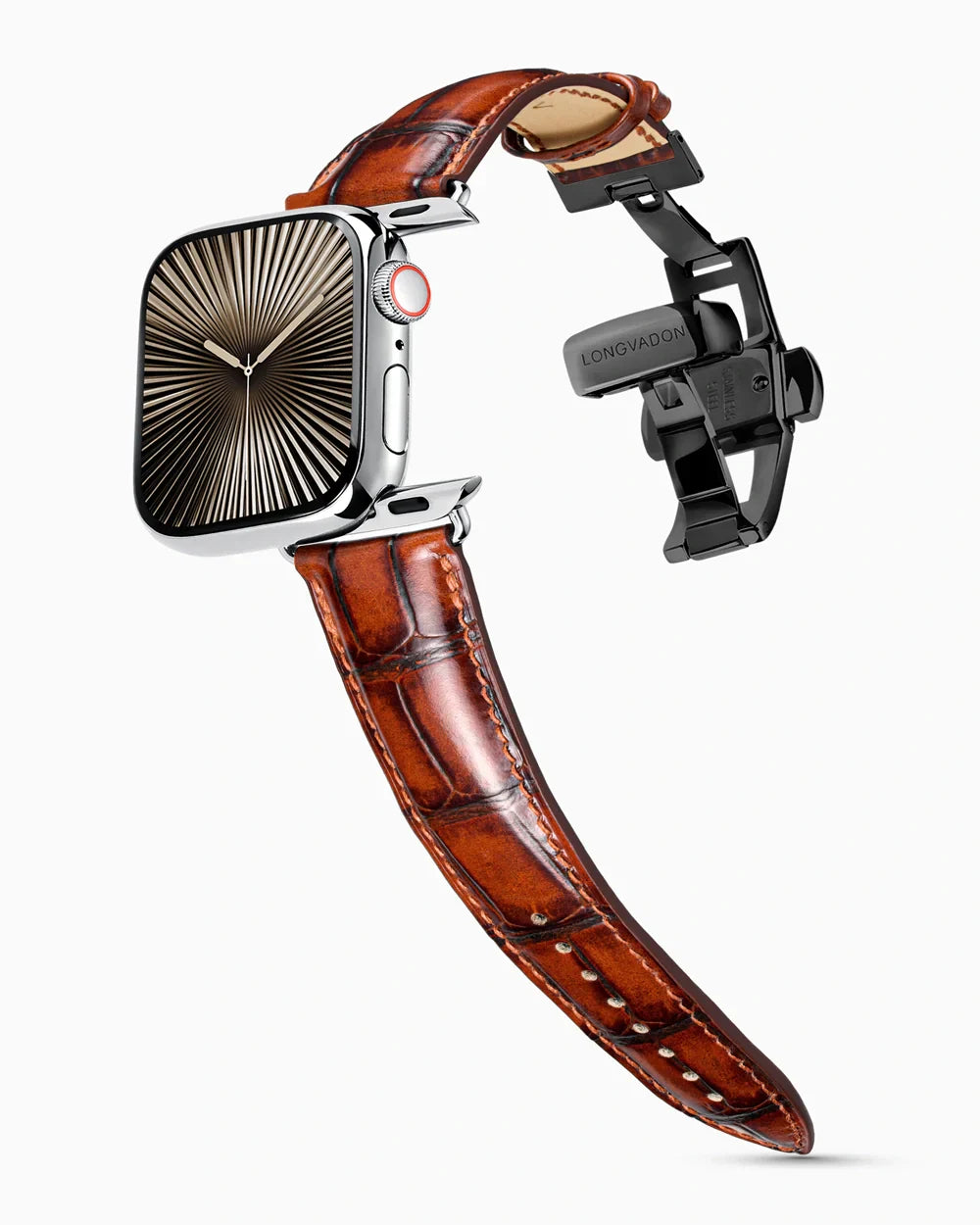 Caiman Series 3 | Cognac Glacé | for Apple Watch Series 10-11 (46MM)