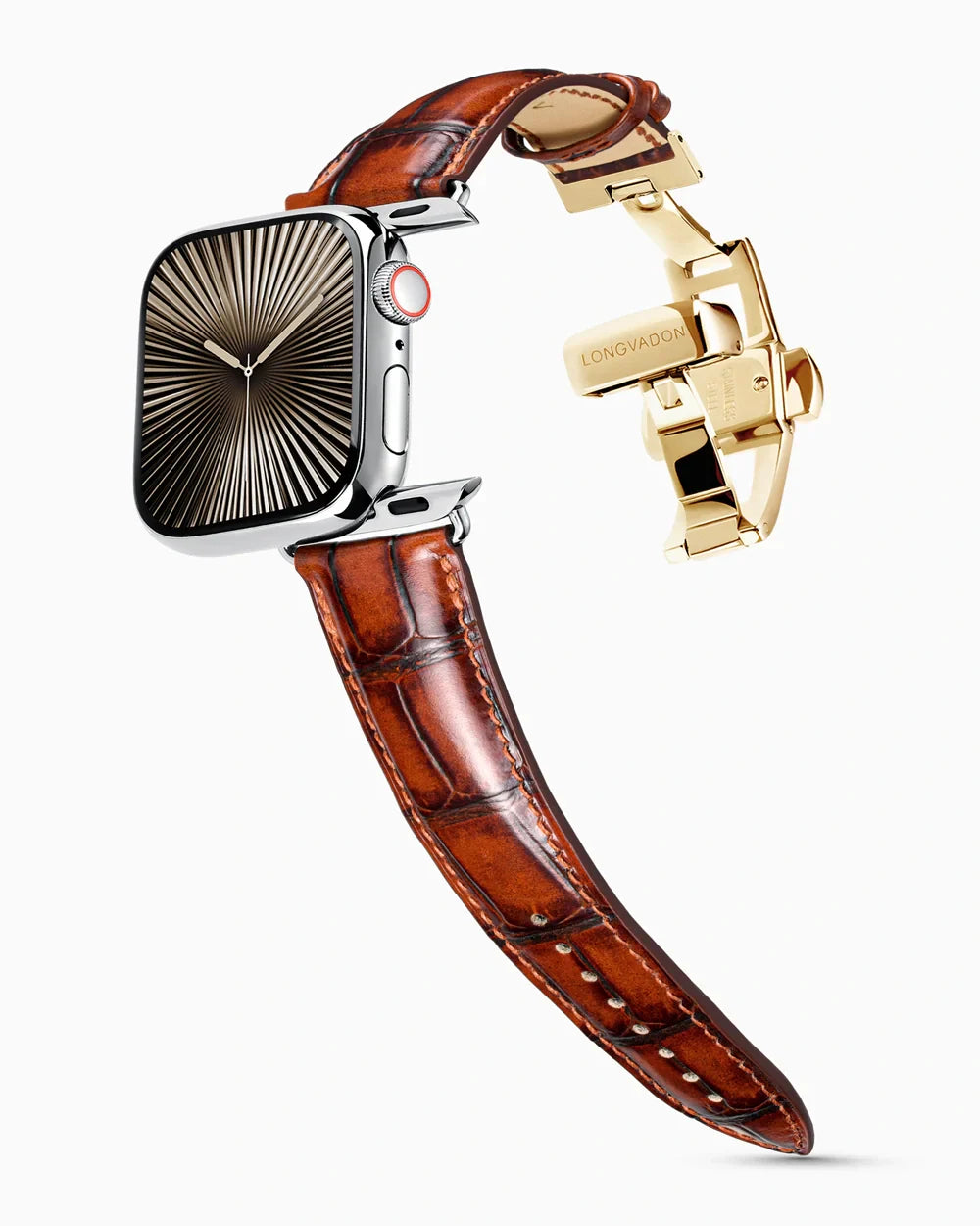 Caiman Series 3 | Cognac Glacé | for Apple Watch Series 10-11 (42MM)