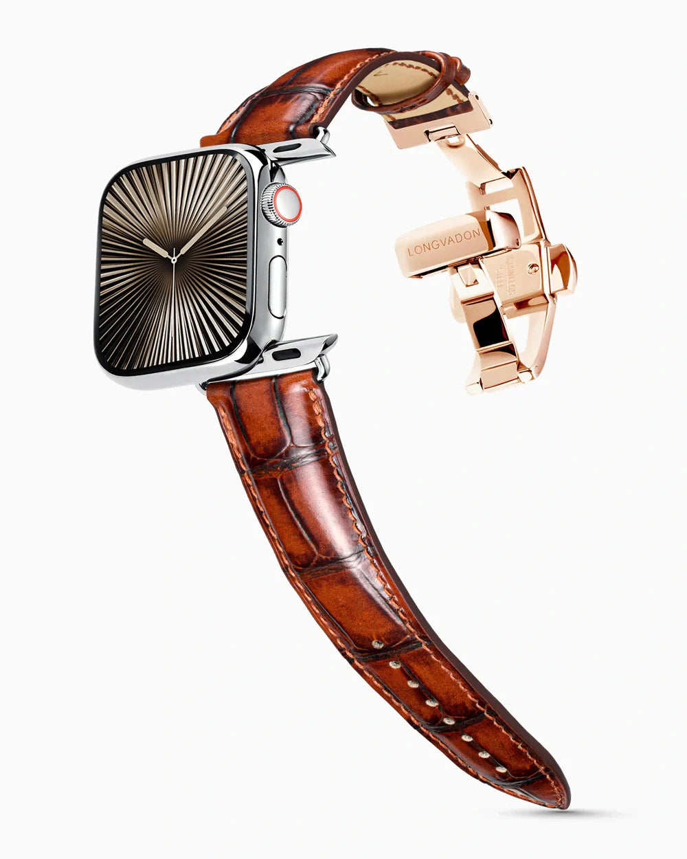 Caiman Series 3 | Cognac Glacé | for Apple Watch Series 10-11 (42MM)