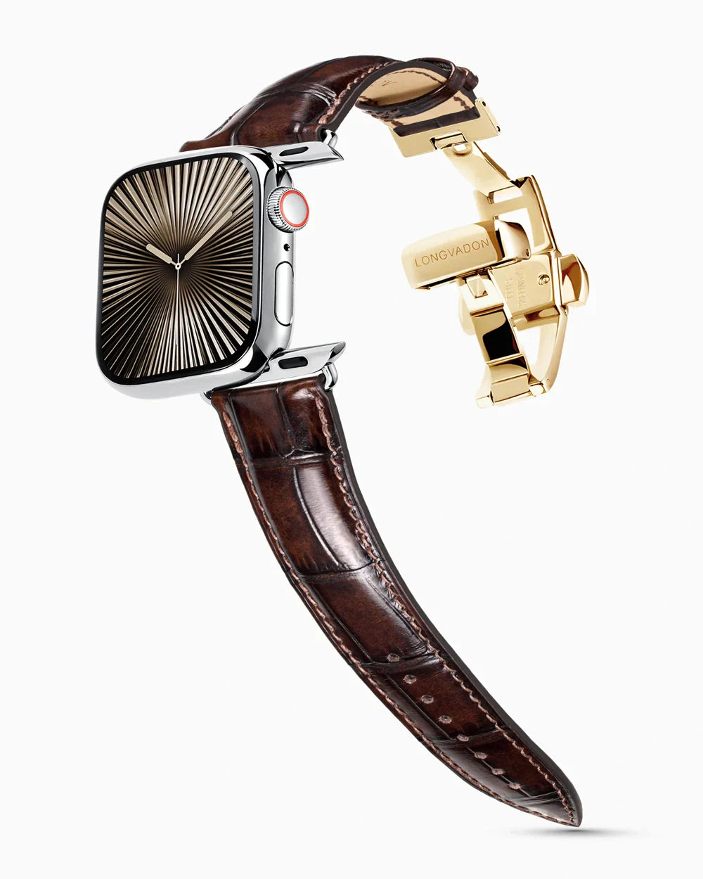 Caiman Series 3 | Marron Glacé | for Apple Watch Series 10-11 (46MM)