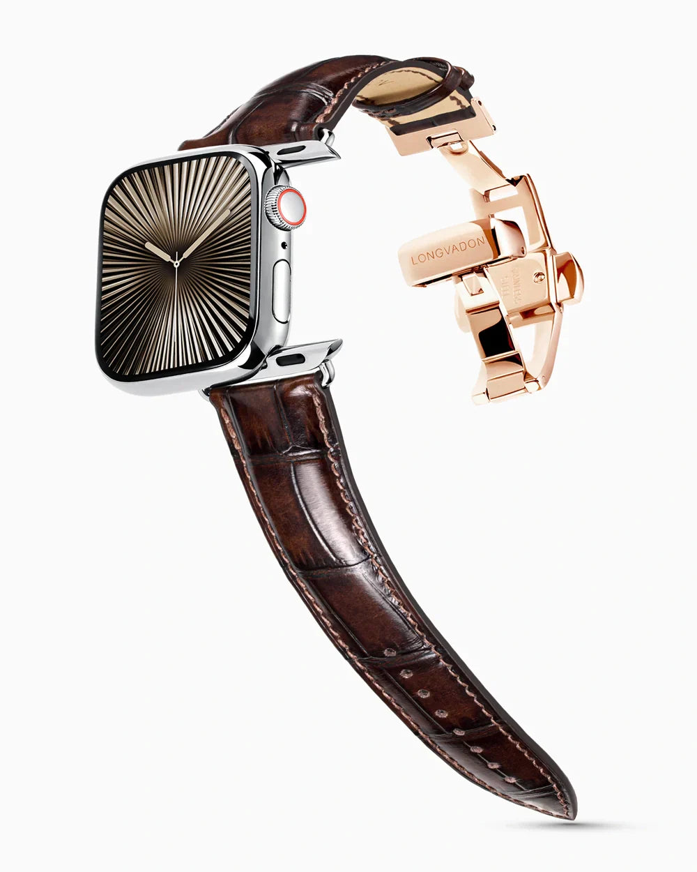 Caiman Series 3 | Marron Glacé | for Apple Watch Series 10-11 (46MM)