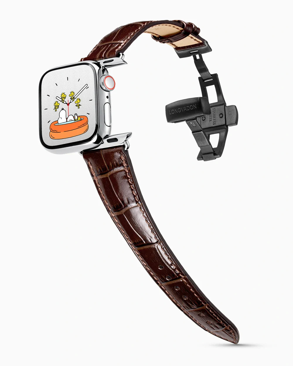 Caiman Series 3 | Marron Verni | for Apple Watch Series 4-9, SE (40/41MM)