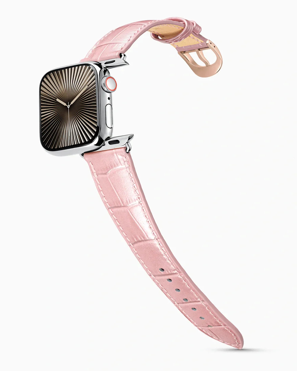 Caiman Series 3 | Rose Satin | for Apple Watch Series 10-11 (46MM)