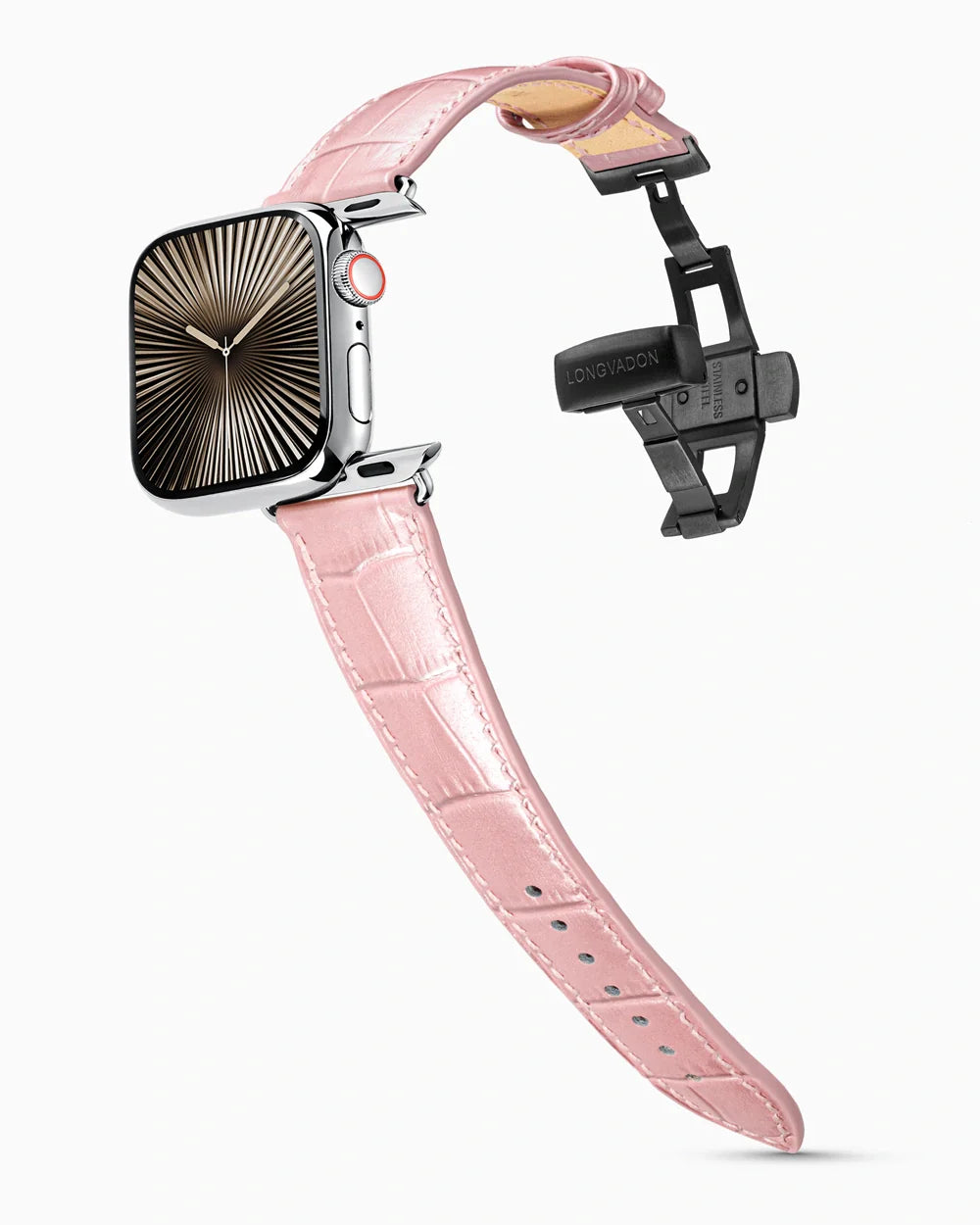 Caiman Series 3 | Rose Satin | for Apple Watch Series 10-11 (42MM)
