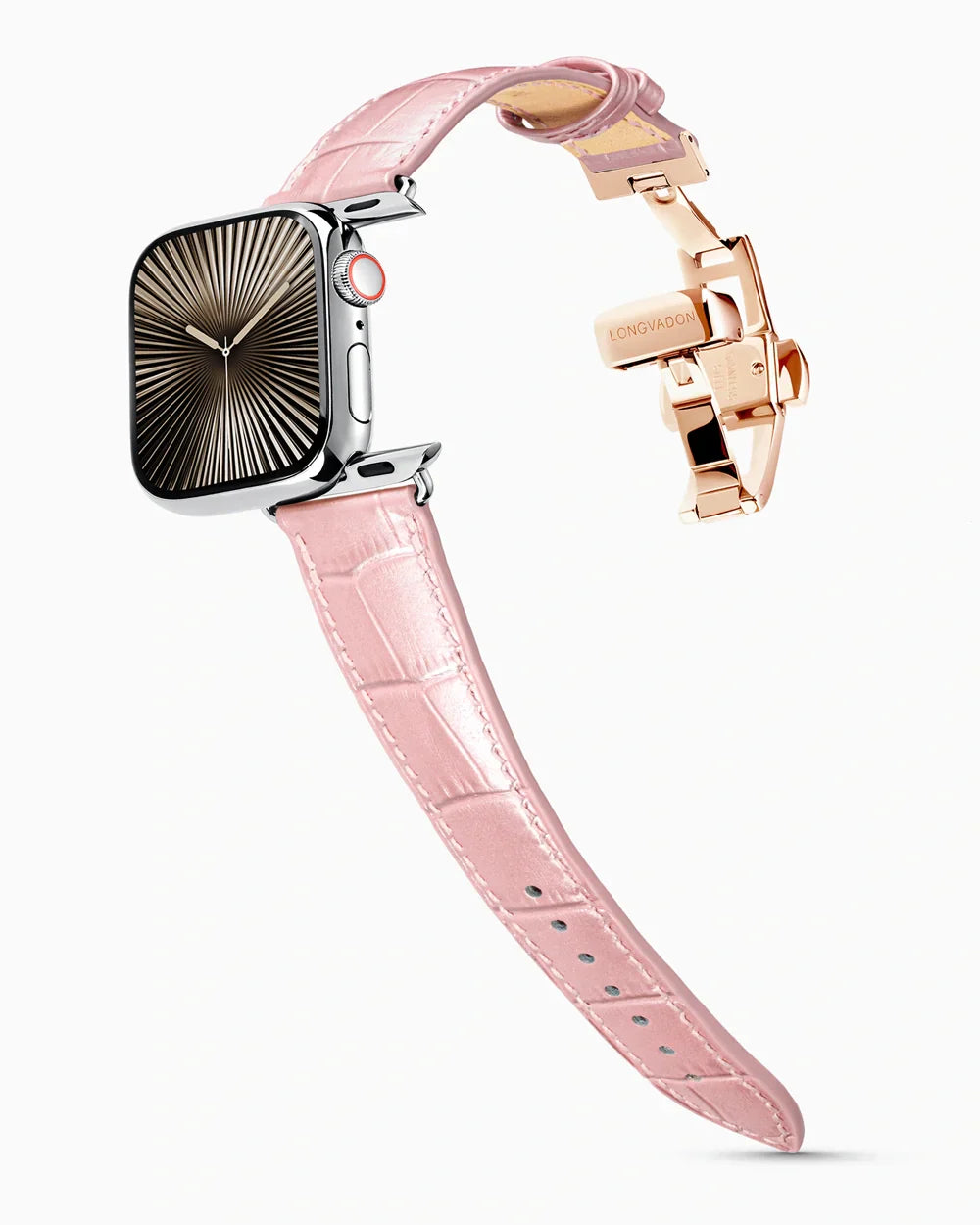 Caiman Series 3 | Rose Satin | for Apple Watch Series 10-11 (42MM)