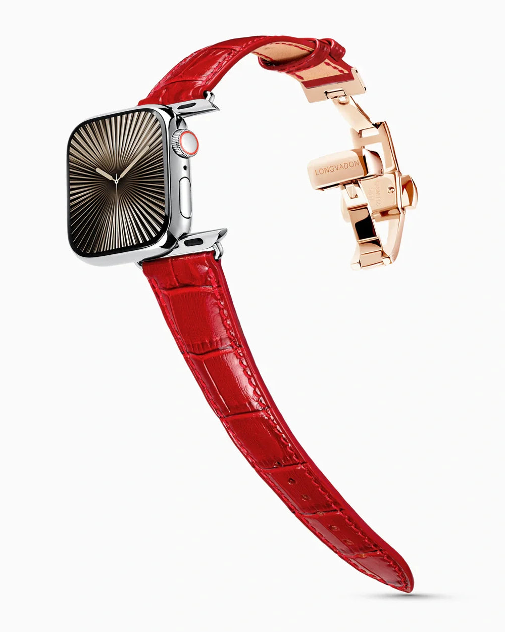 Caiman Series 3 | Rouge Verni | for Apple Watch Series 10-11 (46MM)